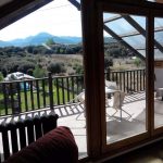 La Peregrina de las Médulas terraza