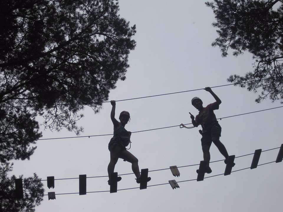 parque de aventuras Gredos Tormes, circuito rojo