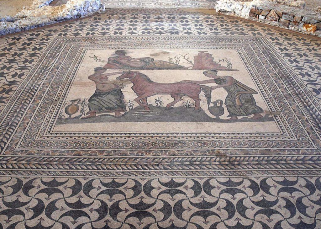 Museo de las Villas Romanas en Puras mosaico